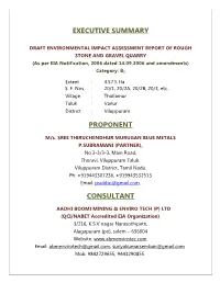 Executive Summary Proponent Consultant