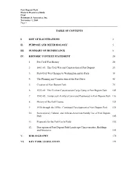 Fort Dupont Park Historic Resources Study Final Robinson & Associates