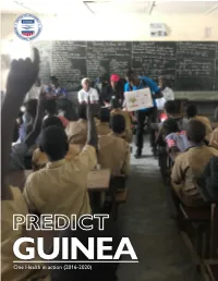 GUINEA One Health in Action (2016-2020) Lessons Learned from Ebola GUINEA EBOLA HOST PROJECT
