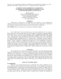 Identification, Distribution, and Habitat of Needle-Leaved Hypericum (Hypericaceae) in the Southeastern United States