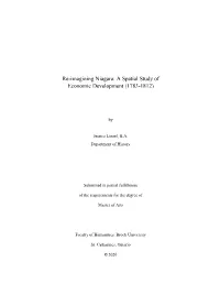 Re-Imagining Niagara: a Spatial Study of Economic Development (1783-1812)