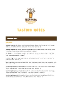 Tasting Notes