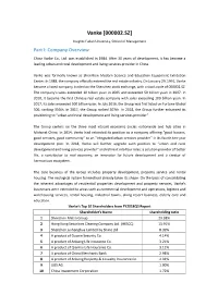 Vanke [000002.SZ] Insights Fudan University, School of Management Part I: Company Overview