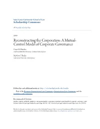 A Mutual-Control Model of Corporate Governance
