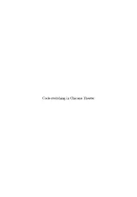 Code-Switching in Chicano Theater