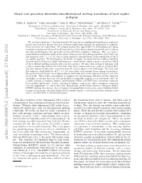 Shape and Symmetry Determine Two-Dimensional Melting Transitions of Hard Regular Polygons