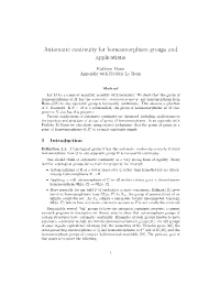 Automatic Continuity for Homeomorphism Groups and Applications