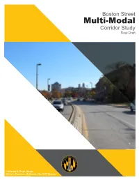 Multi-Modal Corridor Study Final Draft