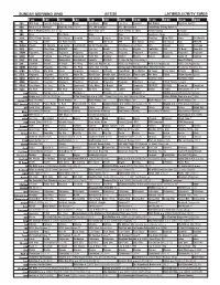 Sunday Morning Grid 5/17/20 Latimes.Com/Tv Times