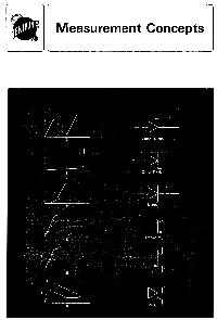 A Measurement Concepts