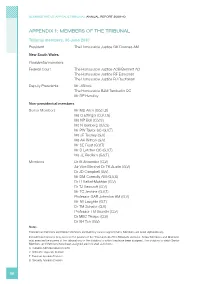 AAT Annual Report 2009-10 Appendix 1 Members of the Tribunal [PDF