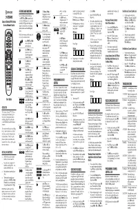 Comcast DVR Remote Manual
