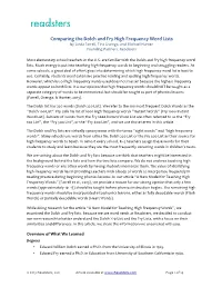 Comparing the Dolch and Fry High Frequency Word Lists by Linda Farrell, Tina Osenga, and Michael Hunter Founding Partners, Readsters