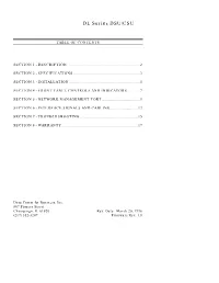 DL Series DSU/CSU