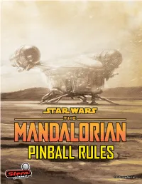 THE MANDALORIAN How-To-Play and Rule Guide VERSION 0.97.00