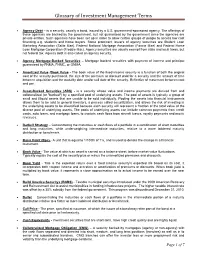 Glossary of Investment Management Terms