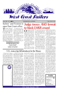 Judge Tosses AMO Lawsuit to Block LMSR Award