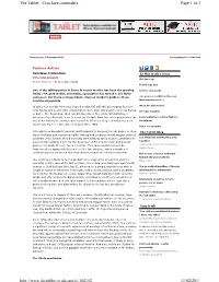 Page 1 of 3 the Tablet