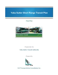 Yuba Sutter Short Range Transit Plan