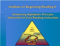 And Sight-Word Instruction