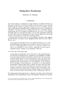 Nietzsche's Positivism