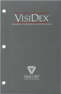 Visicorp All Rights Reserved