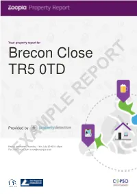 Brecon Close TR5 0TD REPORT
