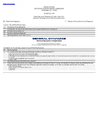 General Dynamics Corporation