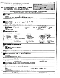 National Register of Historic Places Inventory – Nomination Form