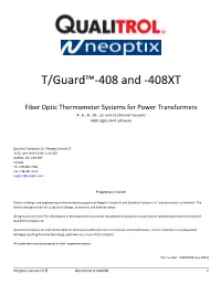 T/Guard™-408 and -408XT
