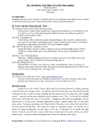 The Absolutely True Diary of a Part-Time Indian SUMMARY: IF