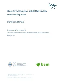 Ablett Unit and Car Park Development Planning Statement