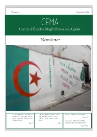 CEMA Regular Lecture Series, 2011-2012