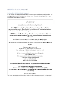 Chapter Two – Our Community