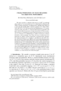 Characterization of Palm Measures Via Bijective Point-Shifts