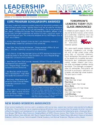 Core Program Scholarships