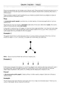 Graph Theory Trees