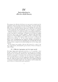 Introduction to Effective Field Theory