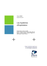 Les Systèmes D'exploitation
