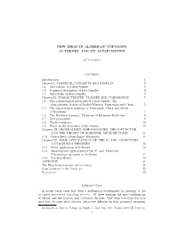 New Ideas in Algebraic Topology (K-Theory and Its Applications)