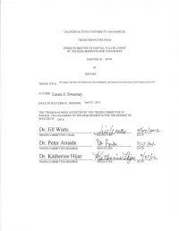 ?R A,"T 2Lzar. THESIS COMMITTEE MEMBER SIGNATURE DATE Dr
