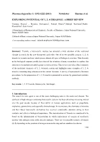 (2011) Newsletter Sharma Et Al. EXPLORING POTENTIAL of 1, 2, 4