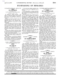 Extensions of Remarks E893 EXTENSIONS of REMARKS