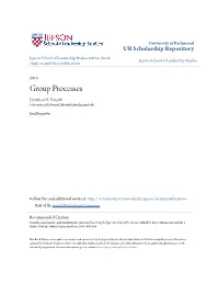 Group Processes Donelson R