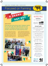 May 2016 Newsletter (PDF)