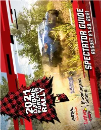 SPECTATOR GUIDE SPECTATOR CONTENTS Rallysafe App