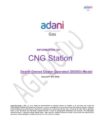 Information on CNG Station (DODO Model)