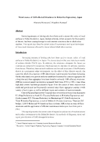 Maintenance of ASR-Affected Structures in Hokuriku Expressway, Japan