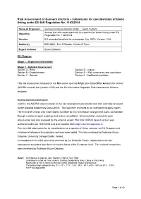 Risk Assessment of Gunnera Tinctoria – Submission for Consideration of Union Listing Under EU IAS Regulation No