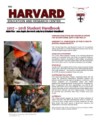2017 – 2018 Student Handbook Website